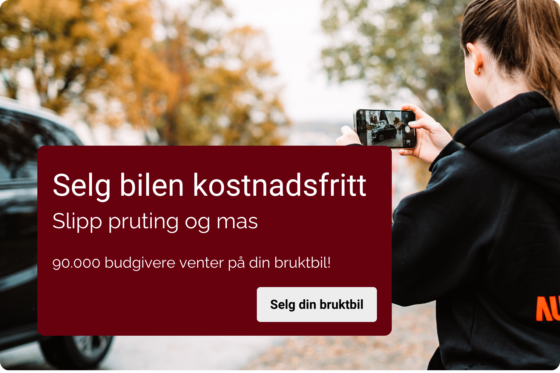 Kampanjebanner på Auksjonen.no